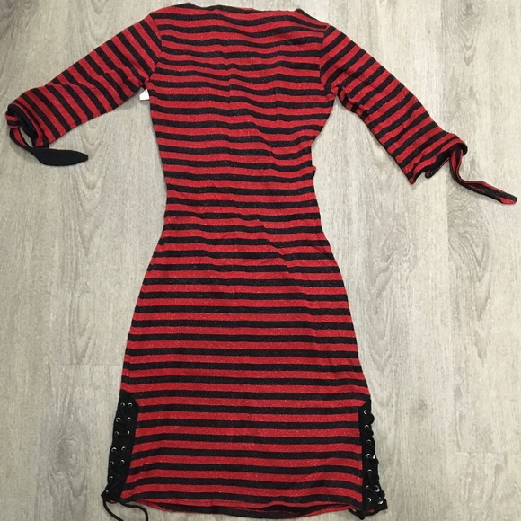 Vintage Lip Service Striped Dress - Picture 1 of 5